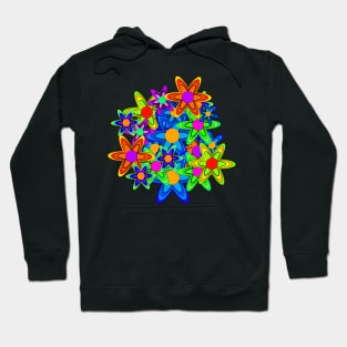 pop art flower design Hoodie